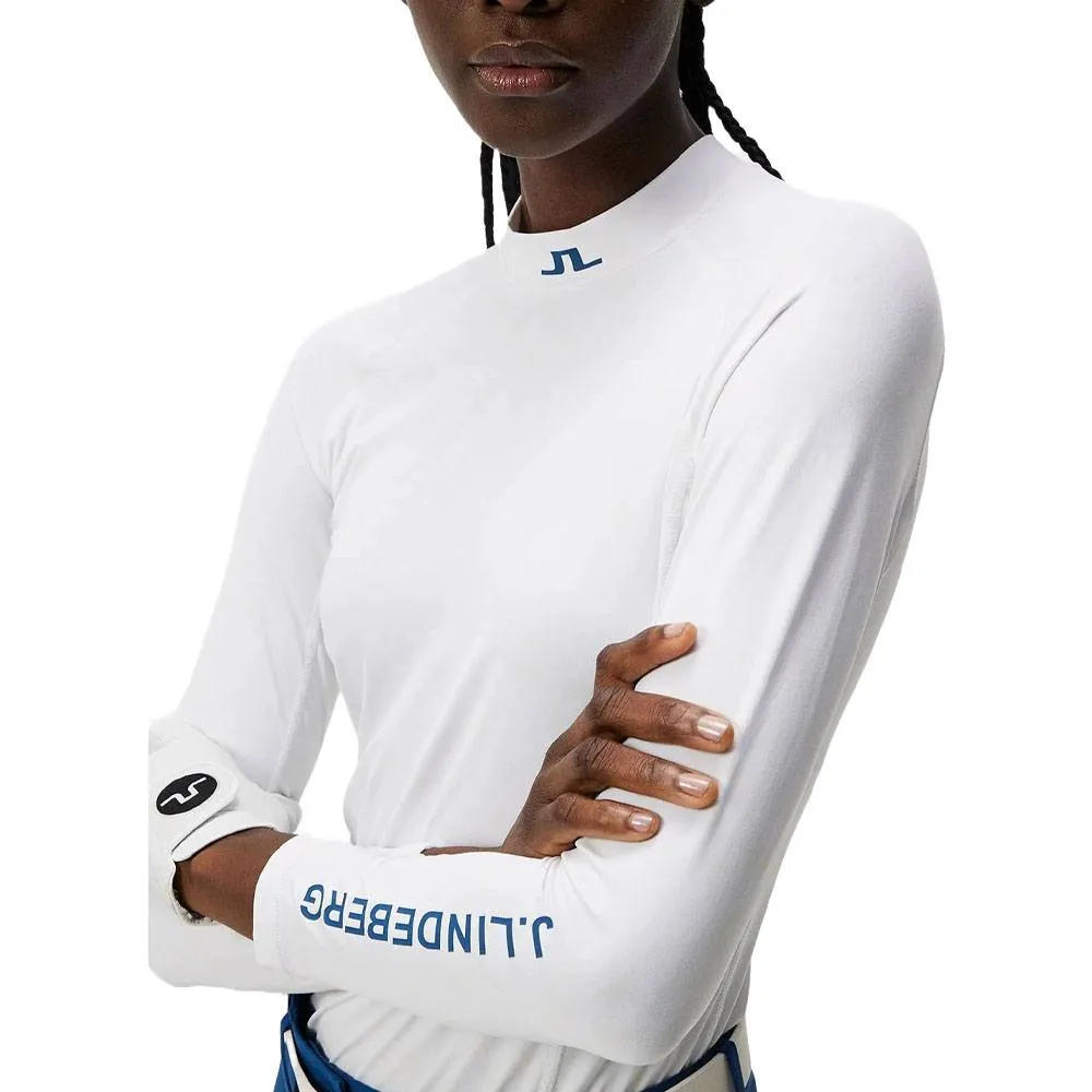 J.Lindeberg Eliza Top Golf Baselayer Bias Bridge White - SS24 Women