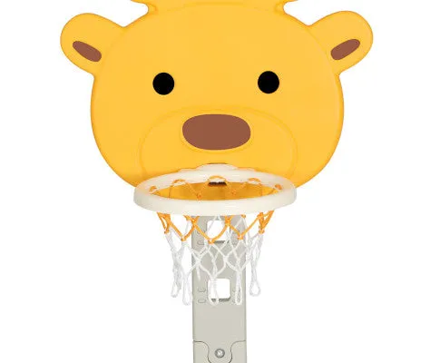 Keezi Kids Basketball Hoop Stand Set Yellow