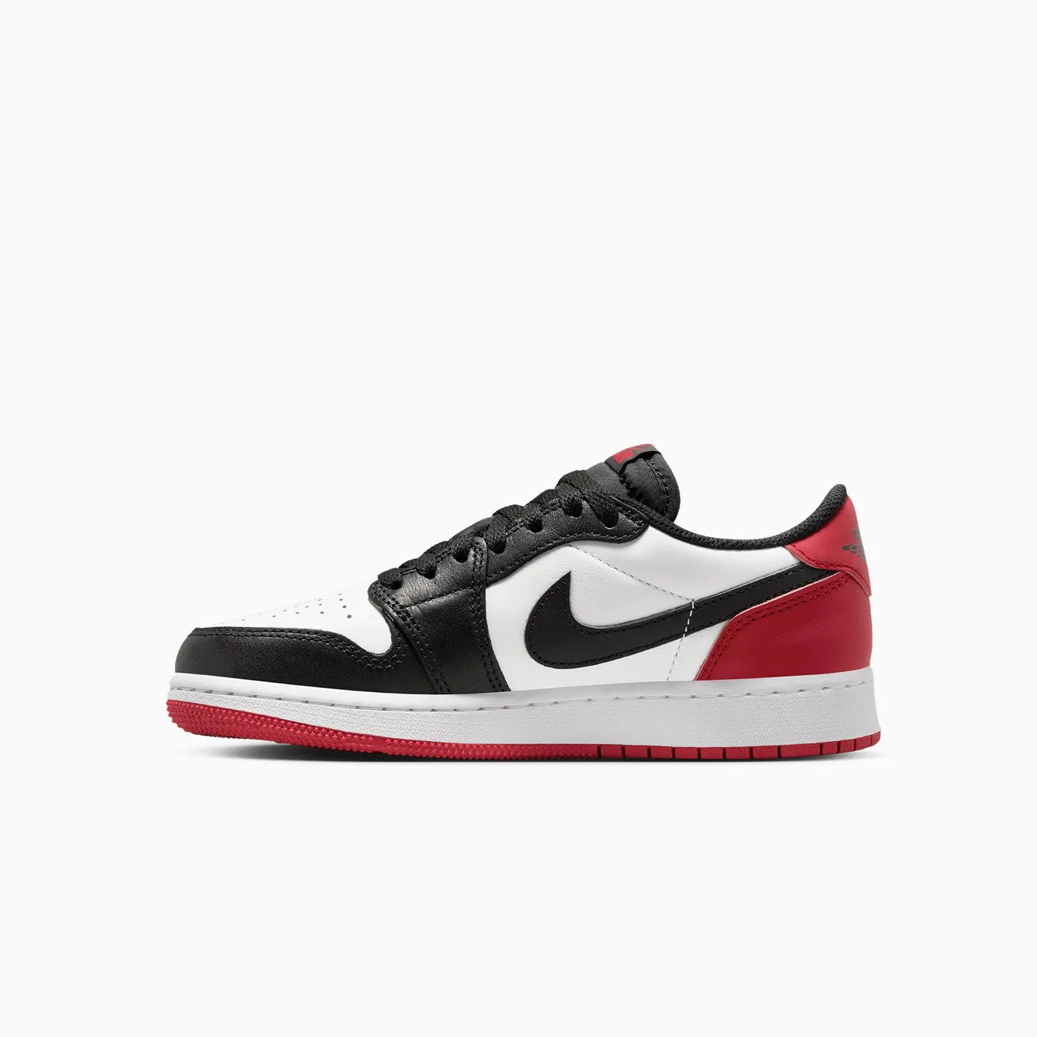 Kid's Air Jordan 1 Low OG "Black Toe" Grade School