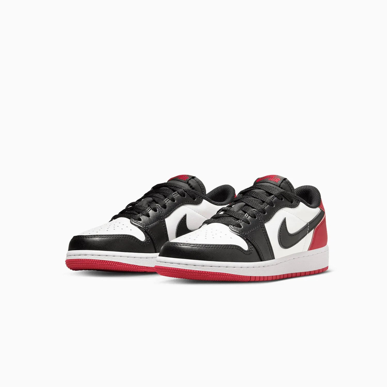 Kid's Air Jordan 1 Low OG "Black Toe" Grade School