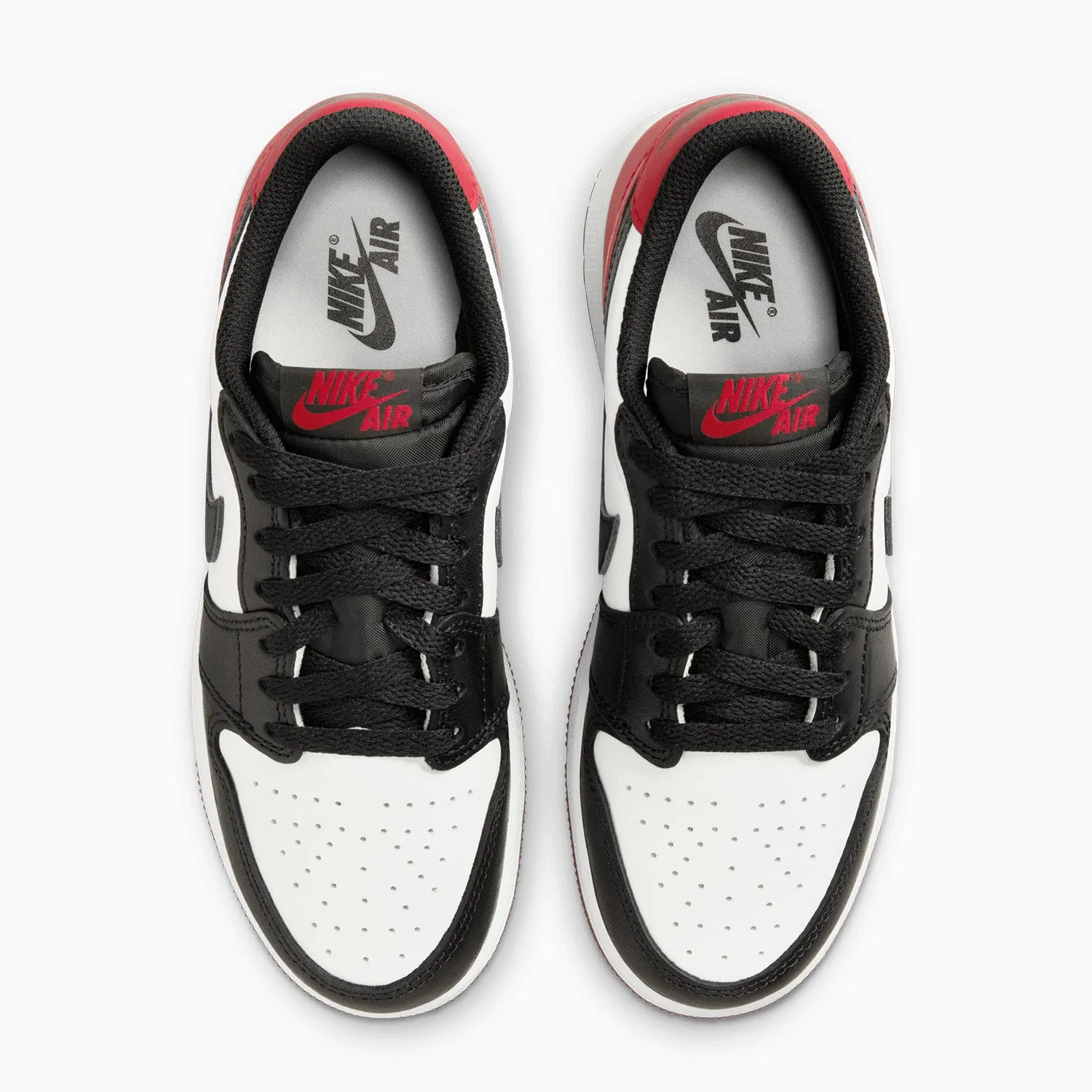 Kid's Air Jordan 1 Low OG "Black Toe" Grade School