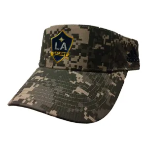 Los Angeles Galaxy Adidas Digital Camo Adjustable Strapback Golf Visor Hat Cap