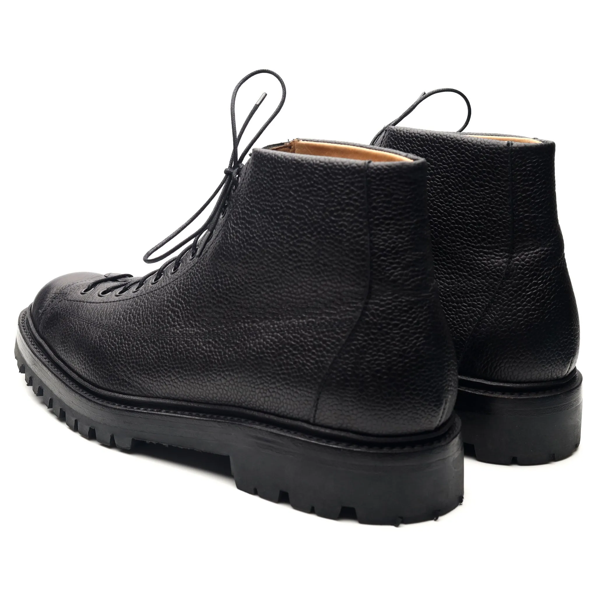 Lou Dalton Black Leather Boots UK 10.5 F