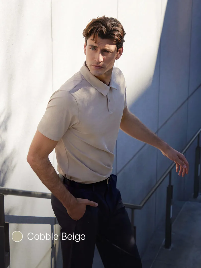 Men's Airy Fit Short Sleeve Polo Shirt