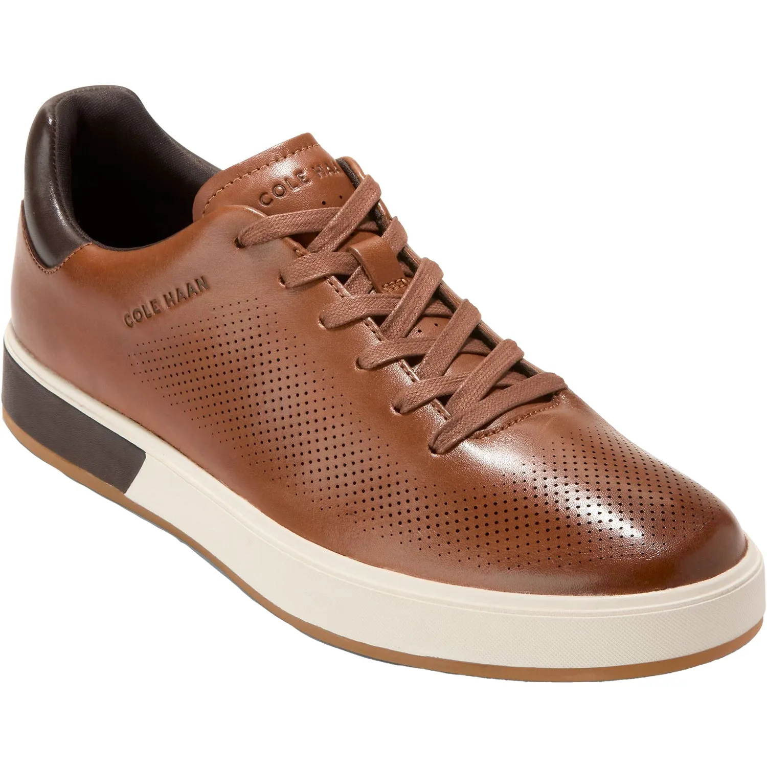 Men's Cole Haan GrandPro Angleace British Tan/Dark Chocolate Leather