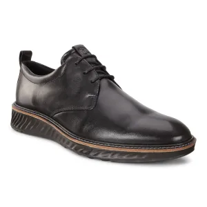 Mens Ecco ST.1 Hybrid Plain Toe Color: Black