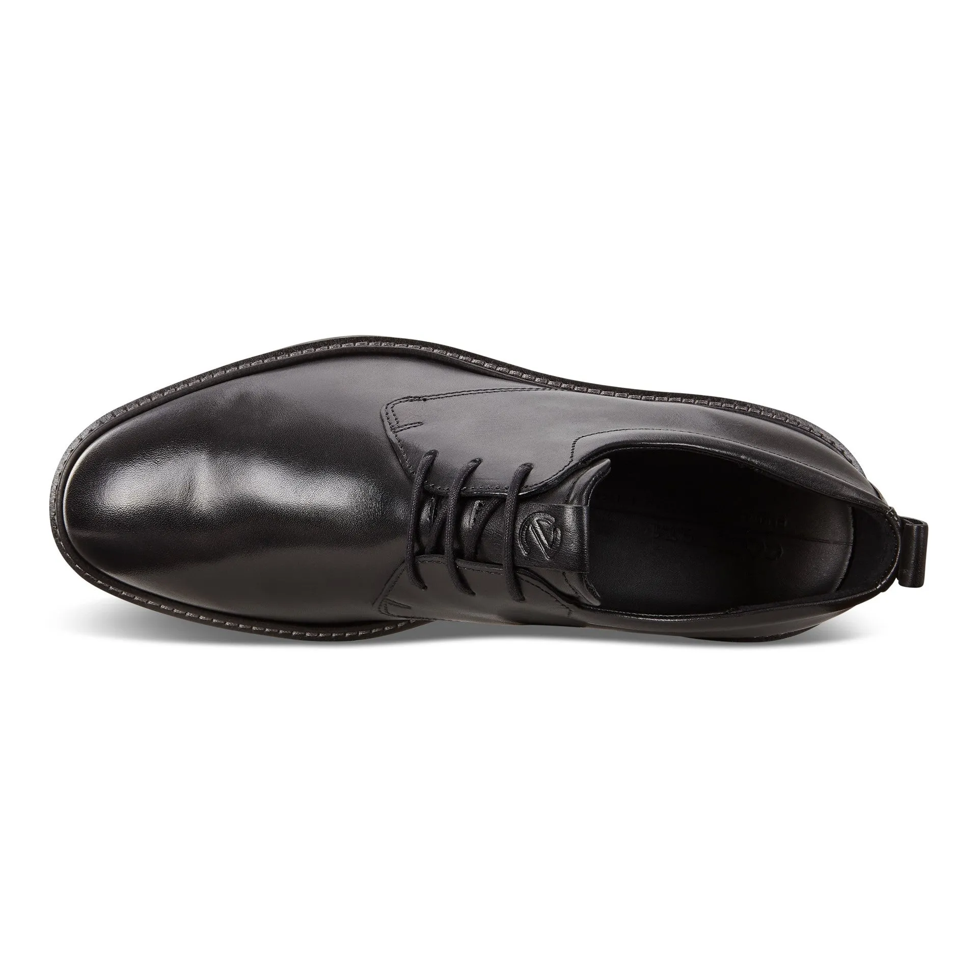 Mens Ecco ST.1 Hybrid Plain Toe Color: Black