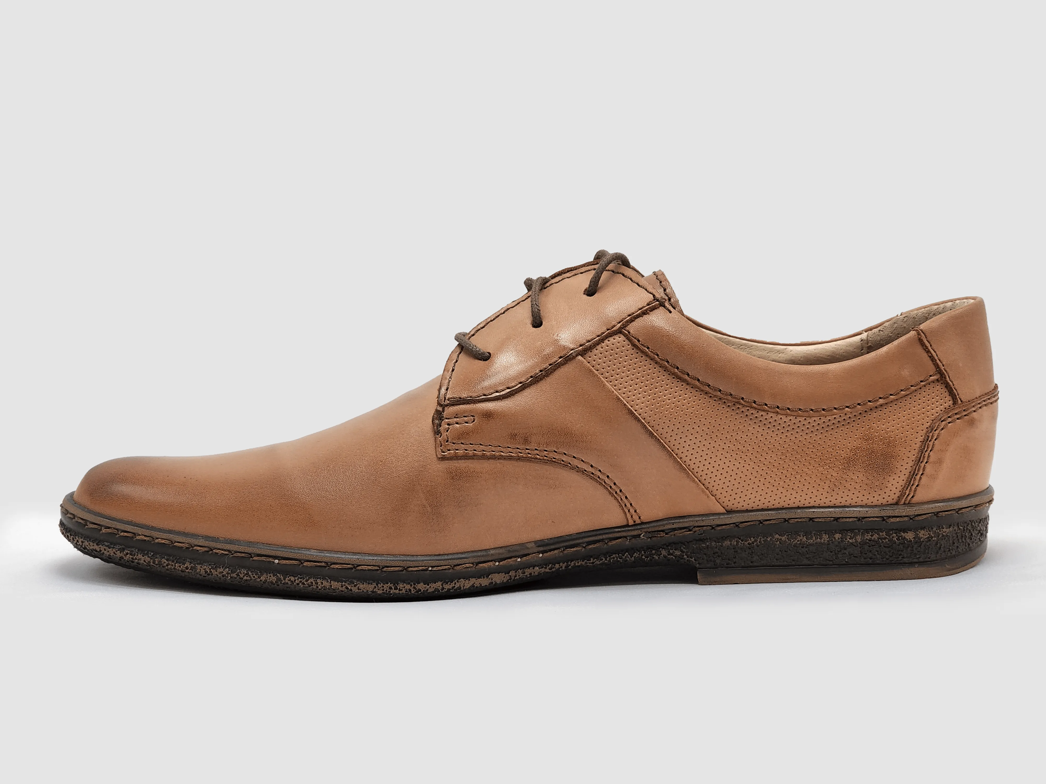 Men's Essential Leather Dress Shoes - Light Brown