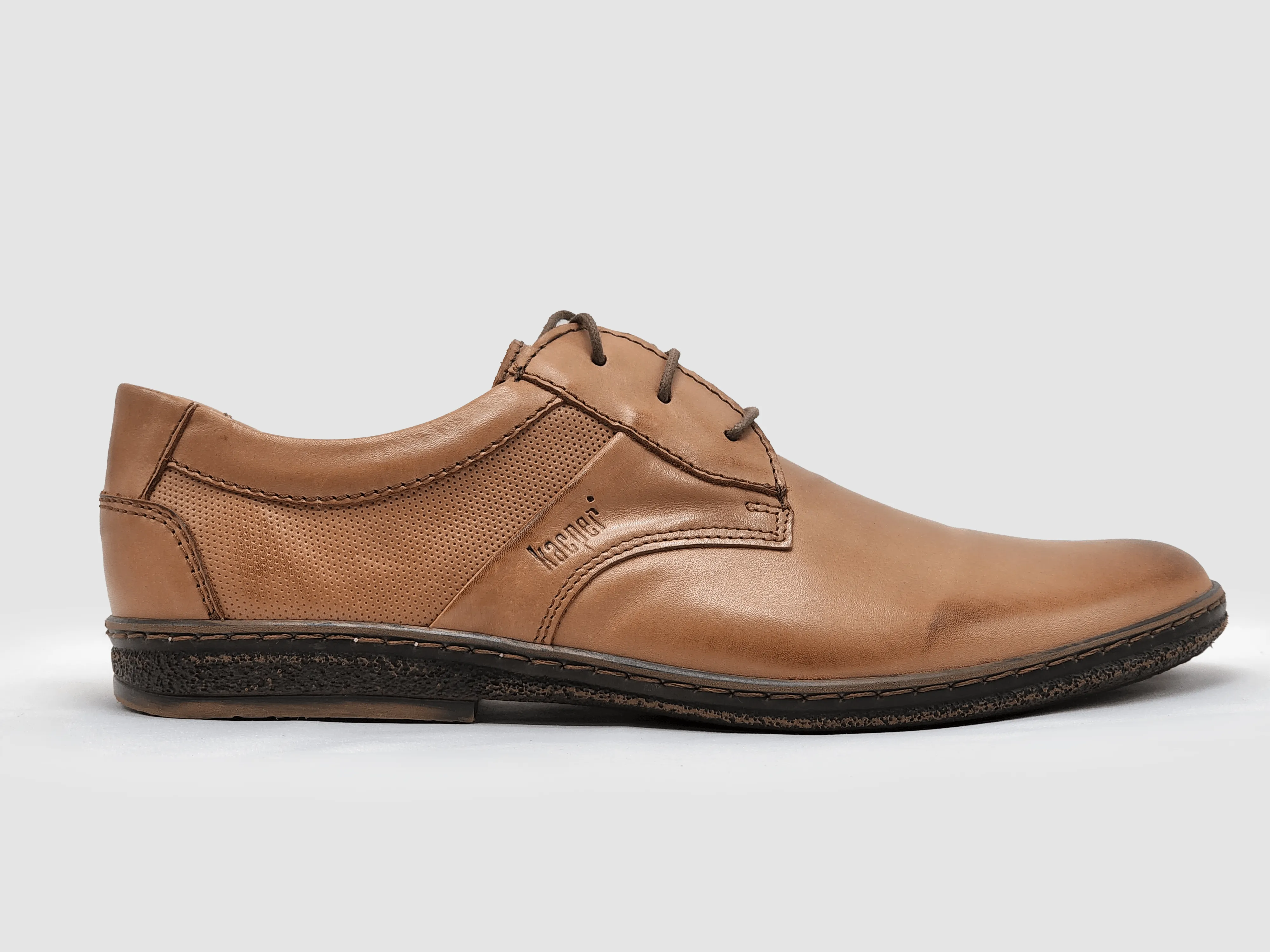 Men's Essential Leather Dress Shoes - Light Brown