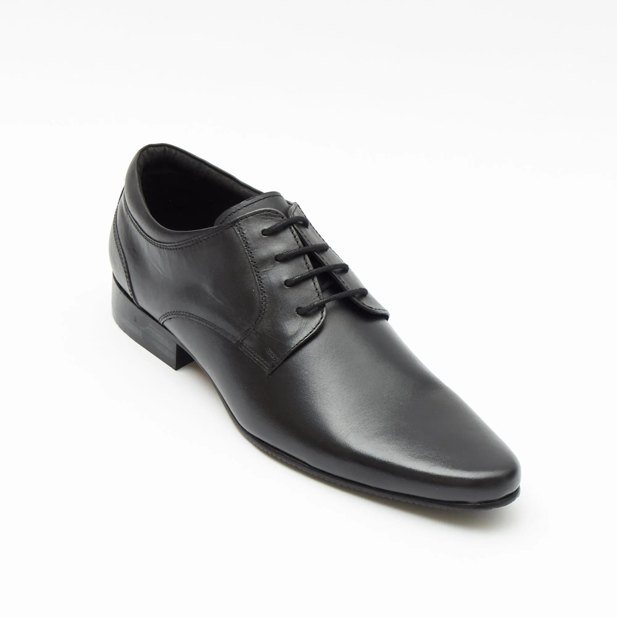 Mens Leather Formal Casual Shoes-50545_Black