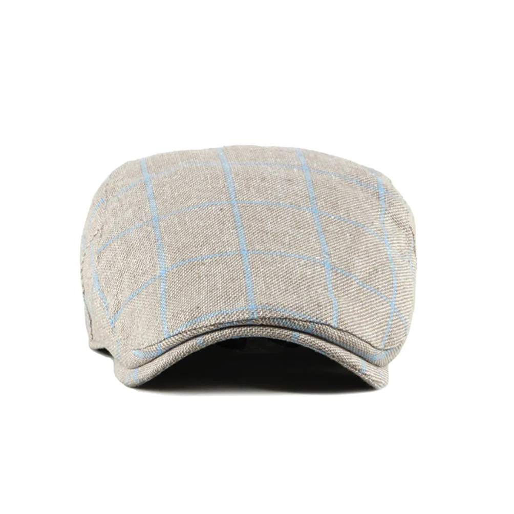 Men¡¯s Newsboy Gatsby Cotton Hat Cabbie Driving Hunting Flat Cap YZ30110