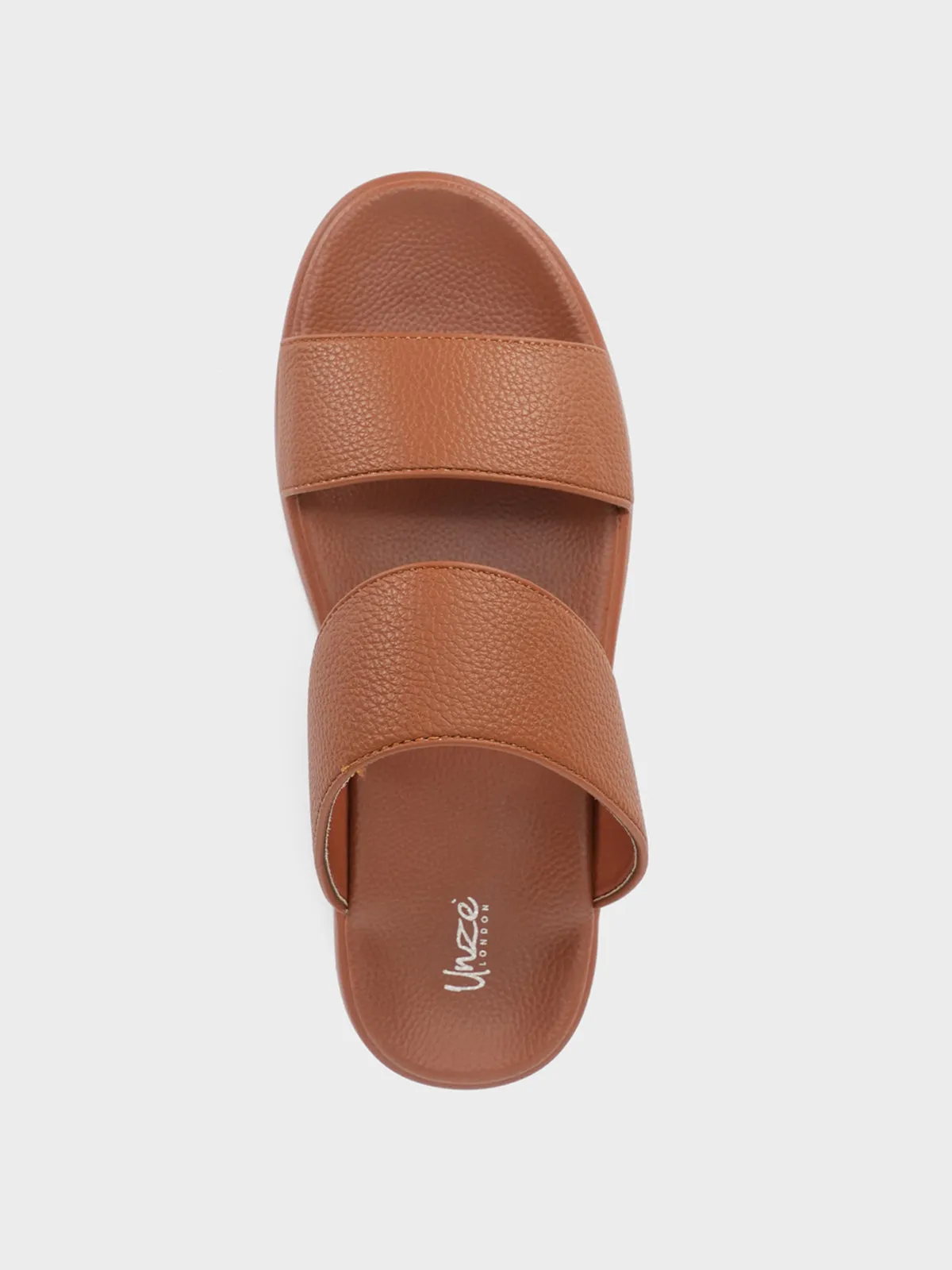 Mens "QATADA" Dual Strap Casual Slippers