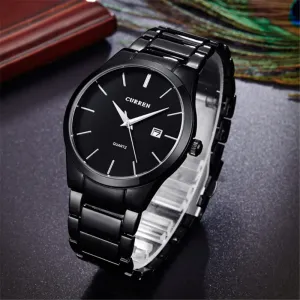 Men's  Steel Band Classic Quartz Analog Watch