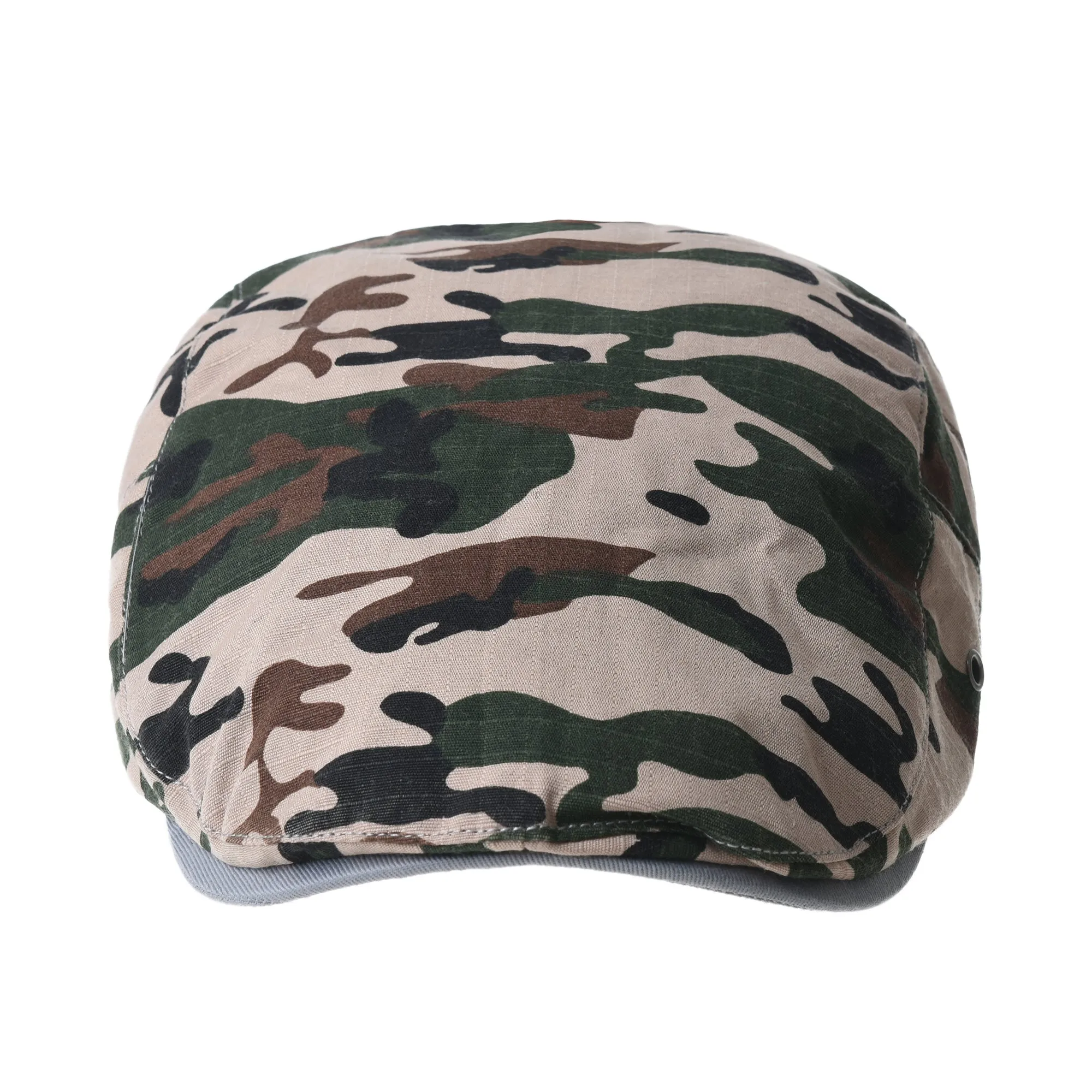 Military Camouflage Newsboy Flat Cap Ivy Gatsby Hat YZ30104