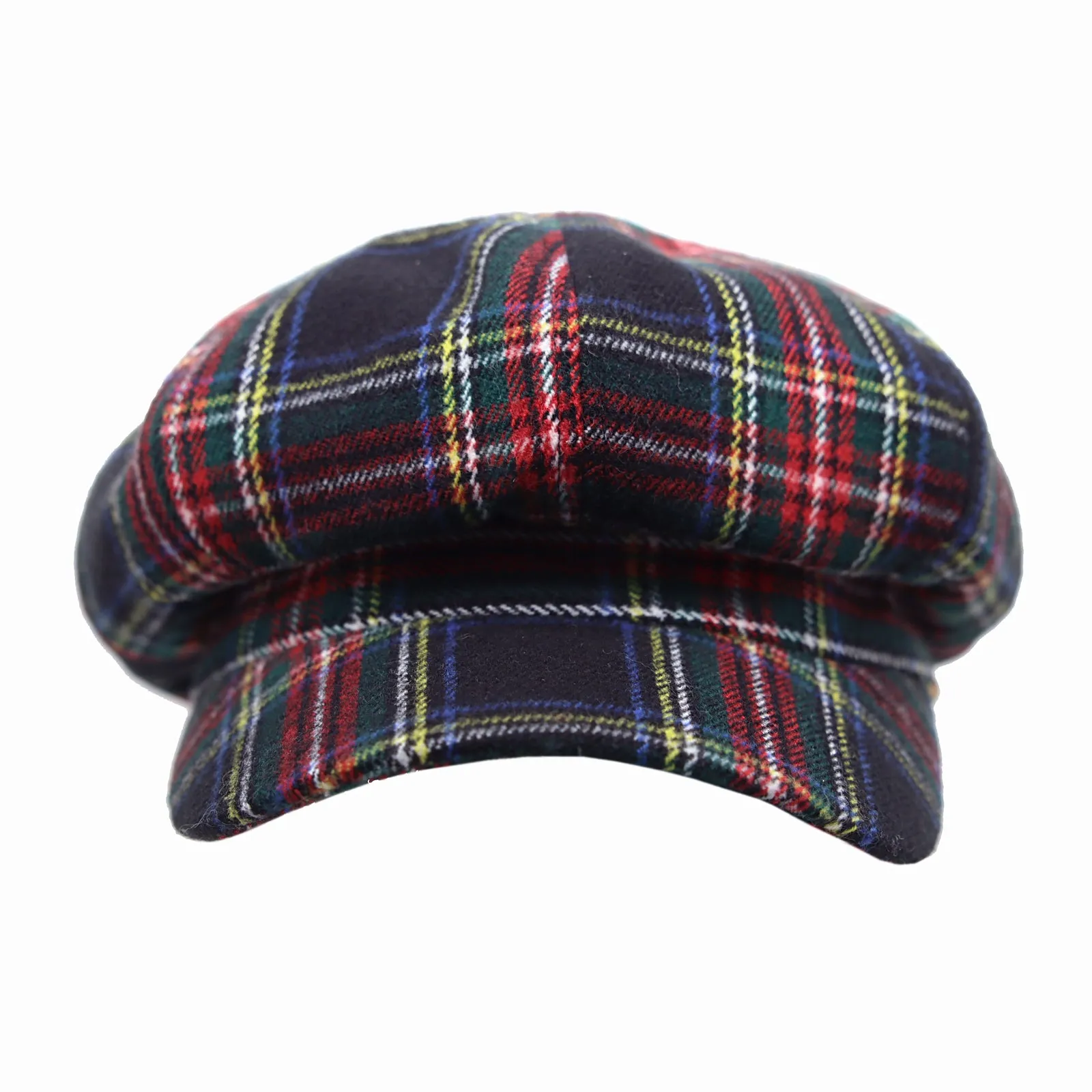 Newsboy Beret Hat Tartan Check Cool Cotton Golf Cap HM31178