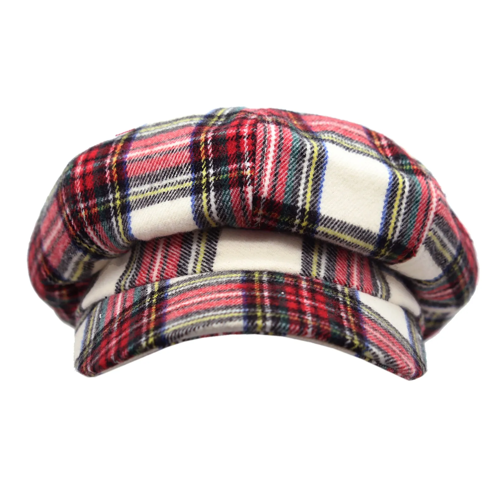 Newsboy Beret Hat Tartan Check Cool Cotton Golf Cap HM31178