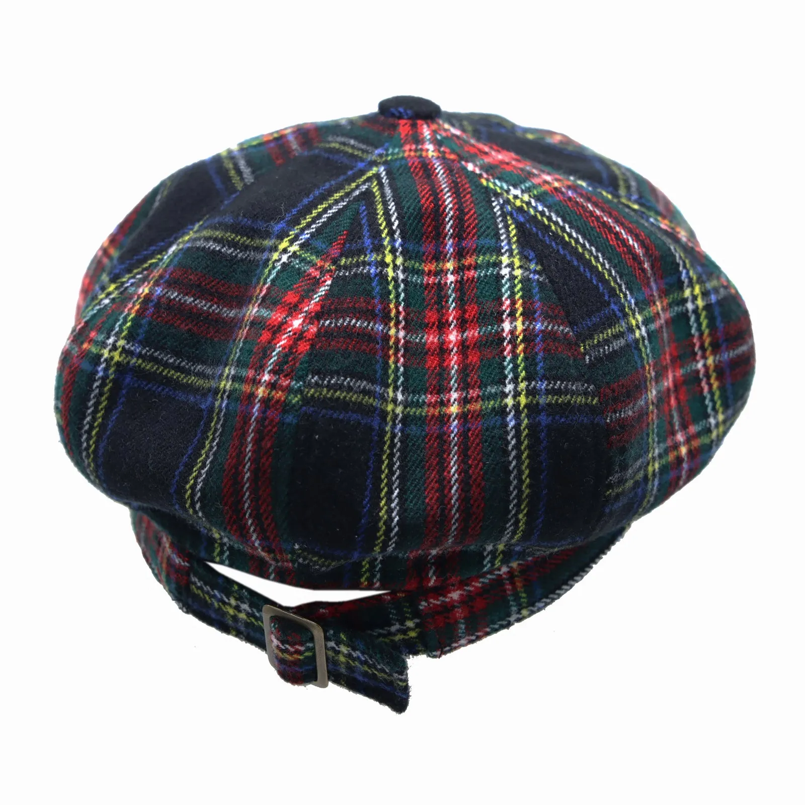 Newsboy Beret Hat Tartan Check Cool Cotton Golf Cap HM31178