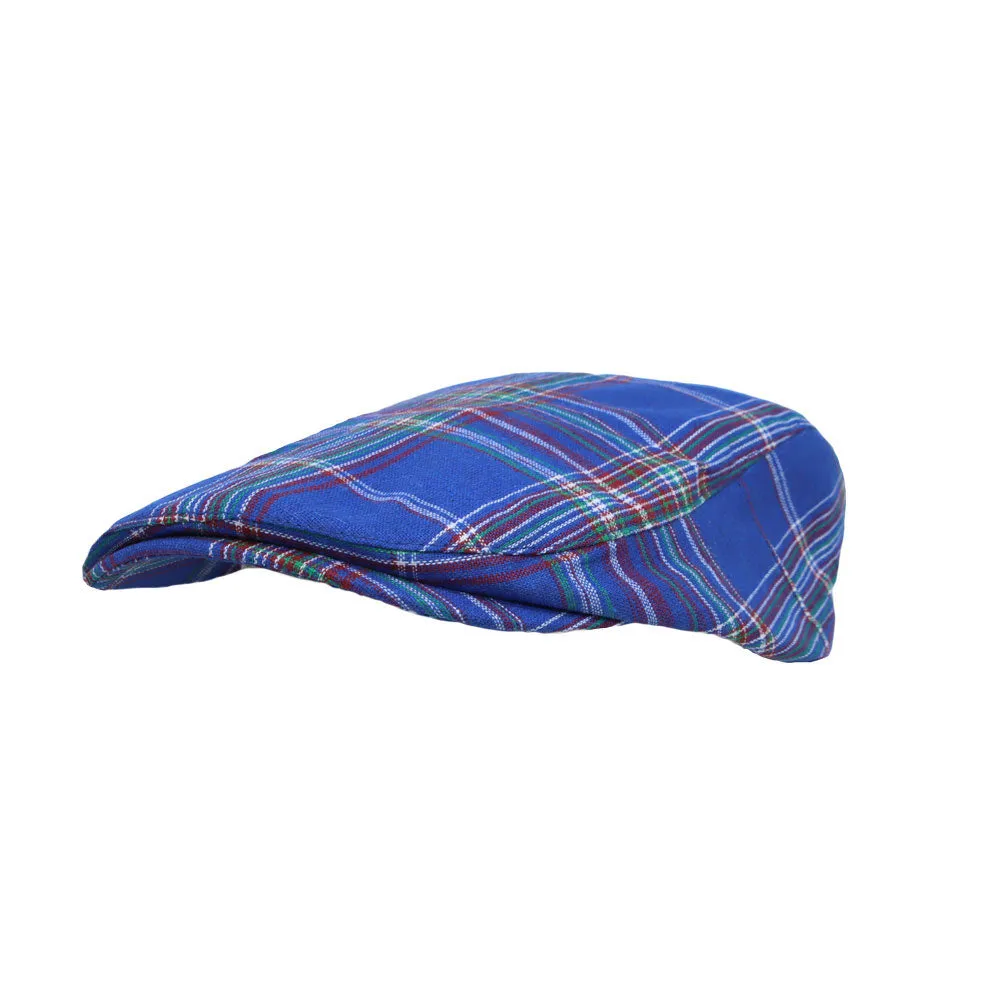 Newsboy Flat Cap Tartan Check Plaid Outdoors Beret Hat YZ30078