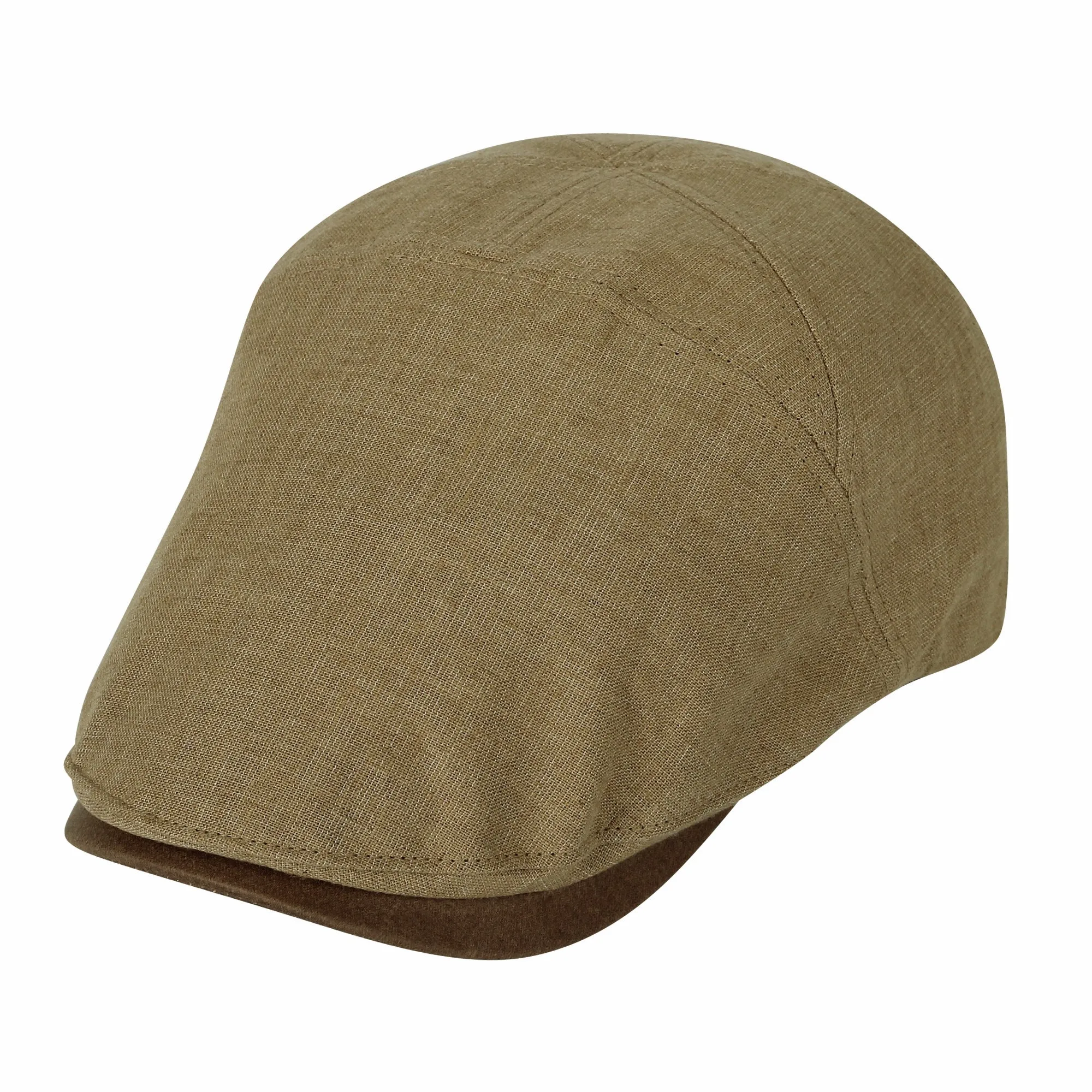 Newsboy Hat Faux Leather Brim Adjustable Flat Cap SL31273