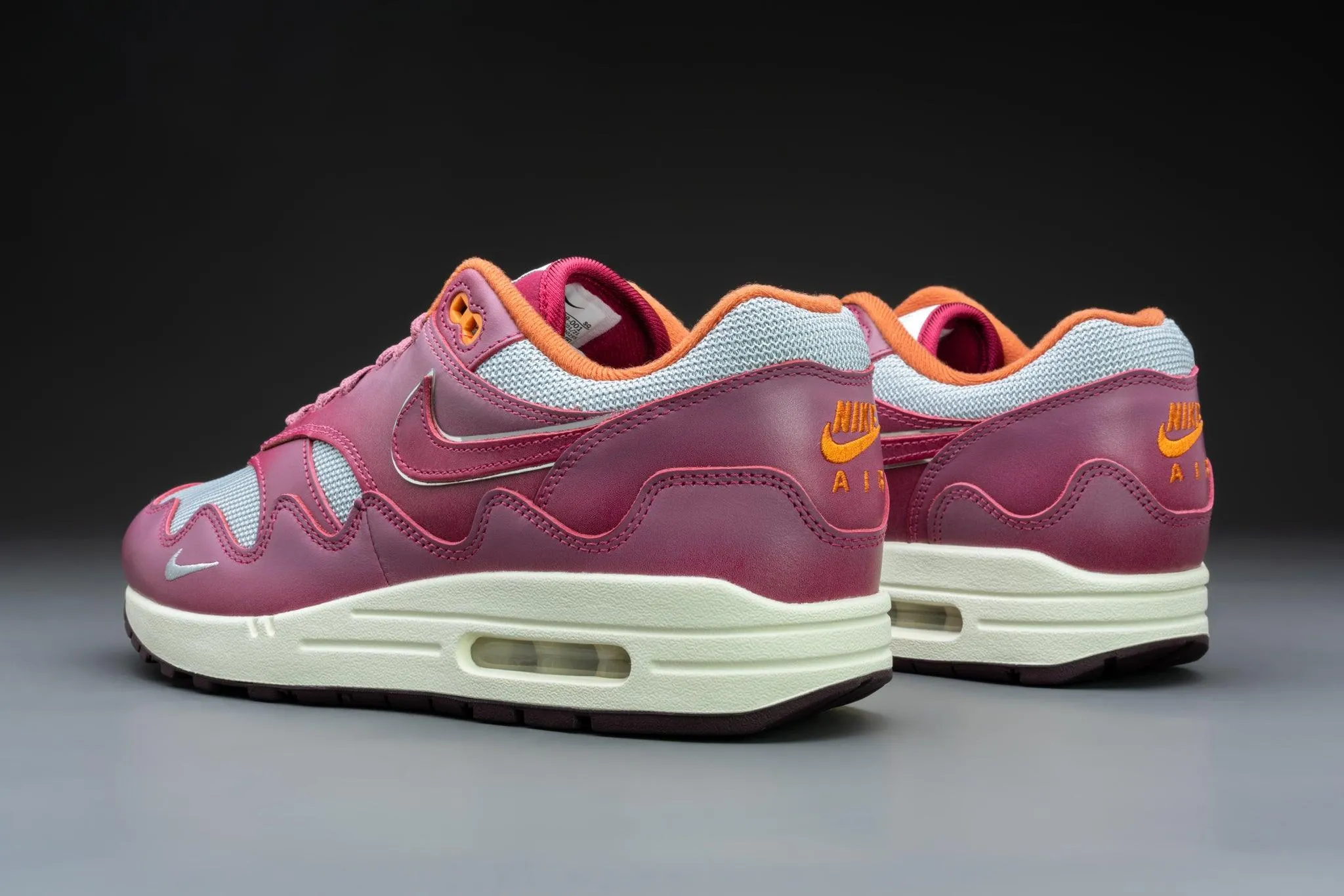 Nike Air Max 1 Patta Waves Rush Maroon (with Bracelet)