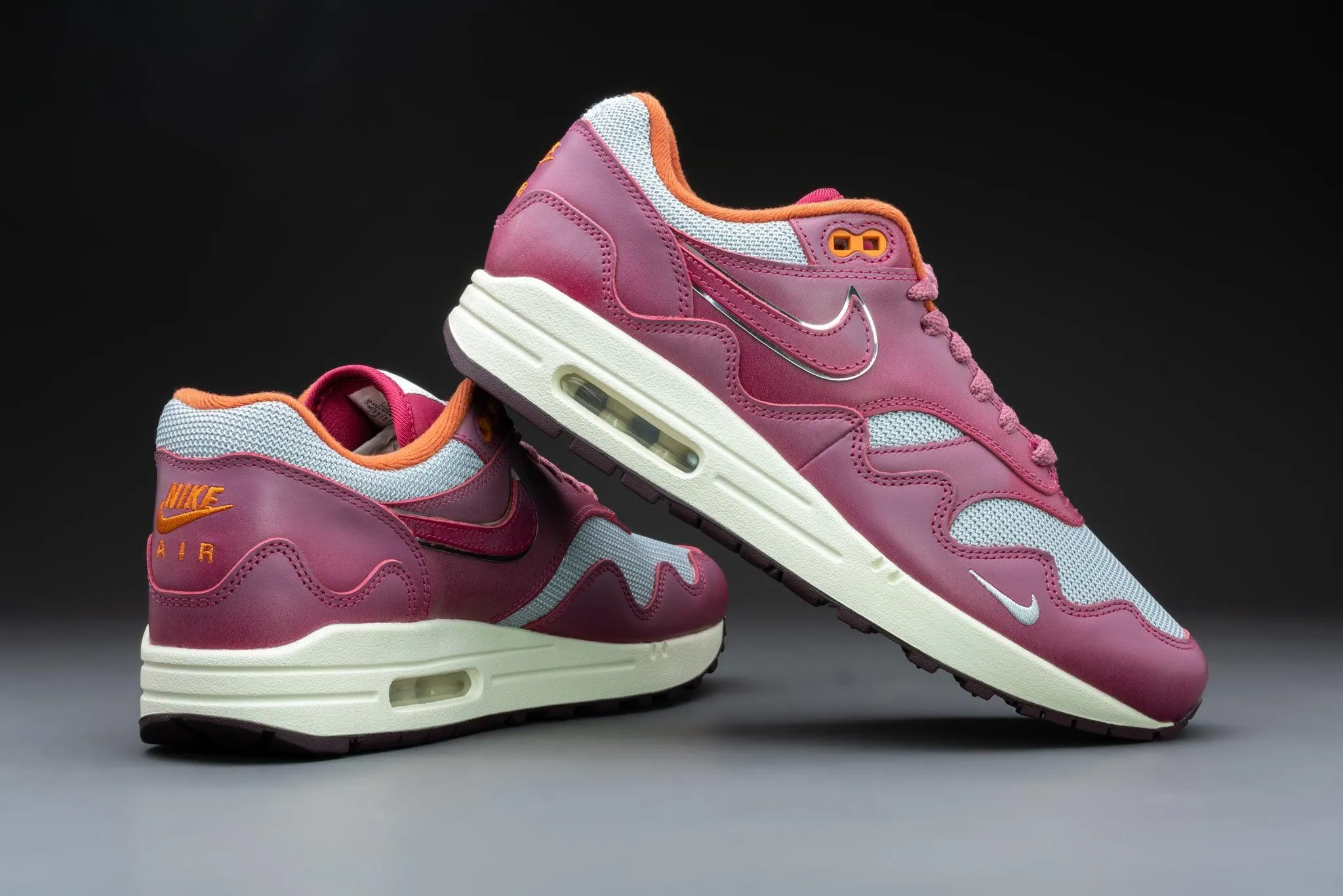 Nike Air Max 1 Patta Waves Rush Maroon (with Bracelet)