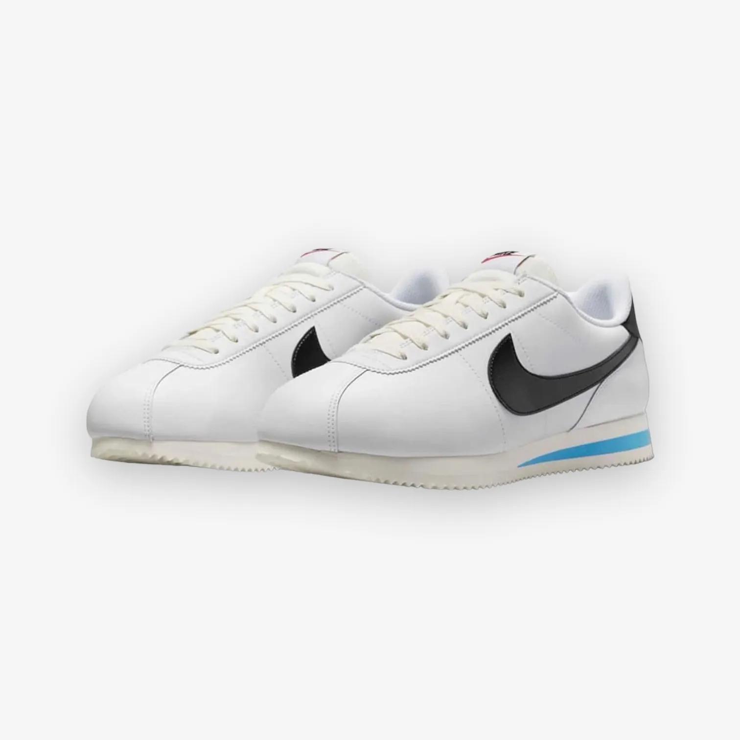 NIKE CORTEZ WHITE/BLACK-LT PHOTO BLUE-SAIL DM4044-100