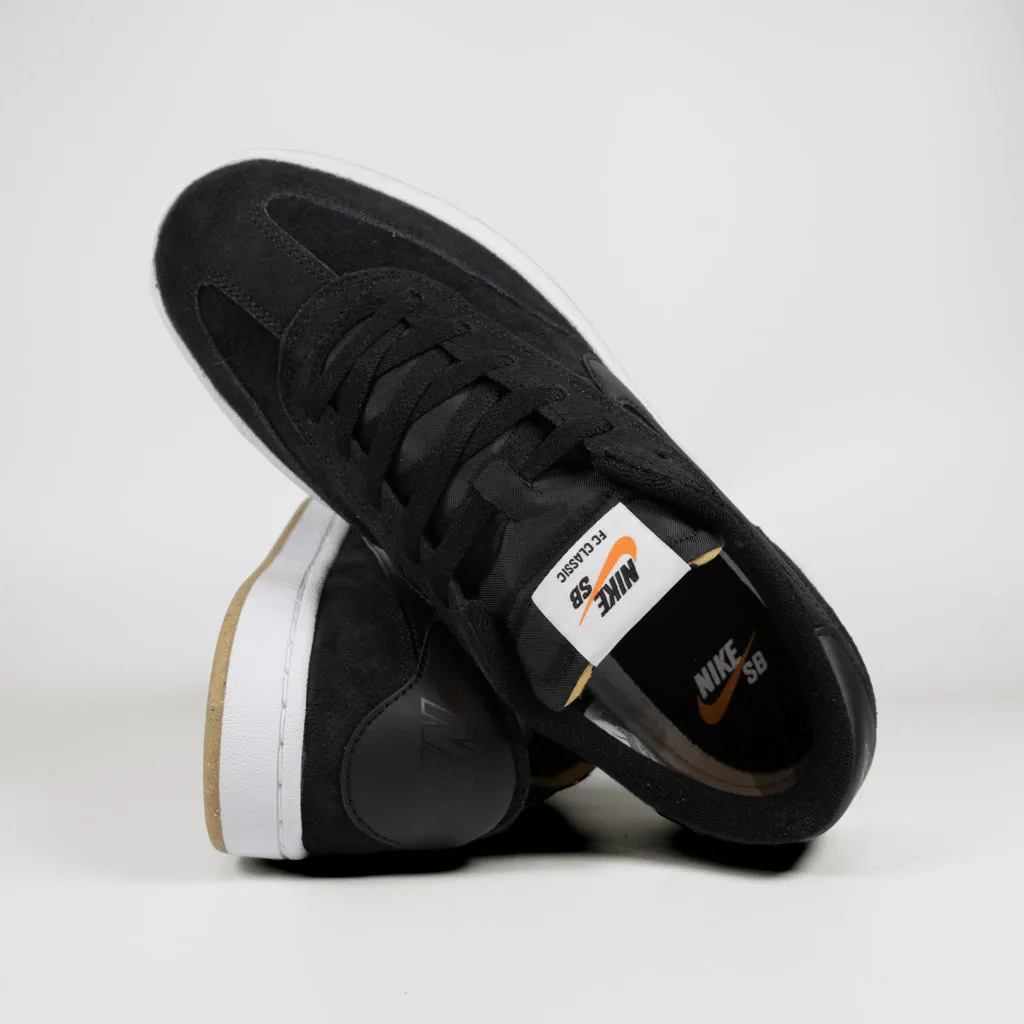 Nike SB - FC Classic Shoes - Black / White / Vivid Orange