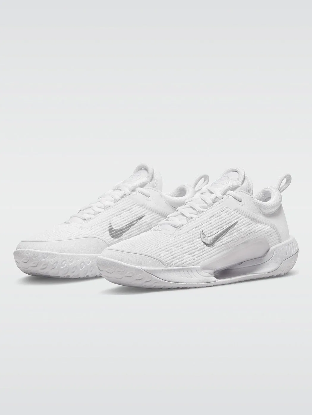 NikeCourt Zoom NXT - White-Metallic Silver-Grey Fog