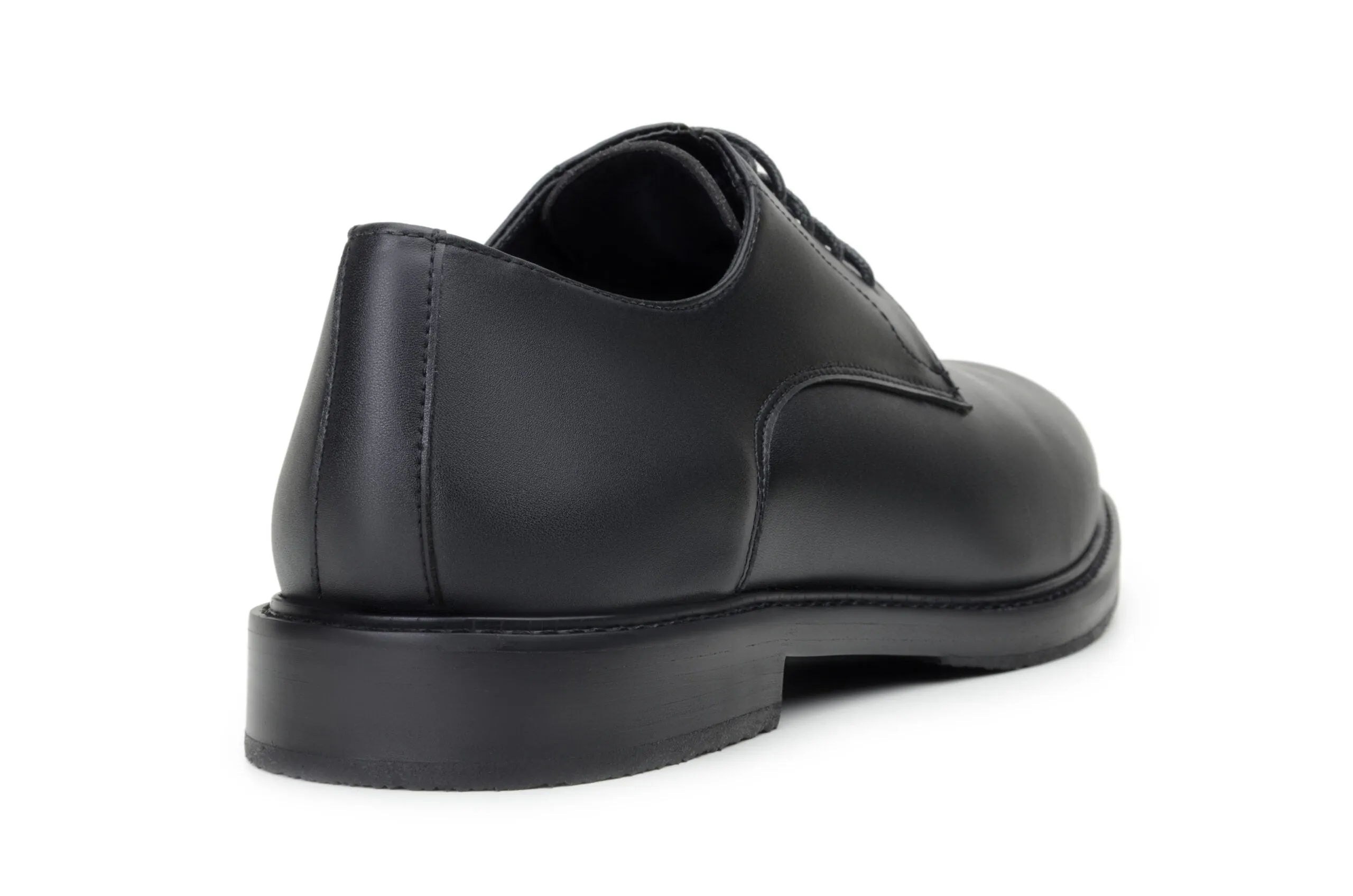 Olof Men's Vegan Leather Derby | Black