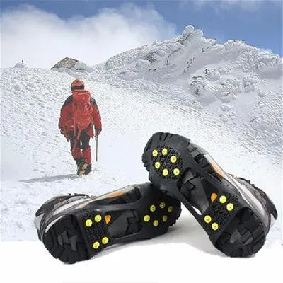 One-pair Over Shoe Studded Snow-Ice Cleats