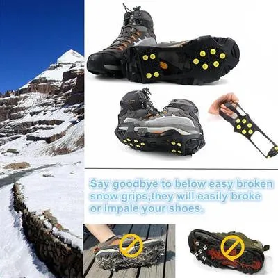 One-pair Over Shoe Studded Snow-Ice Cleats