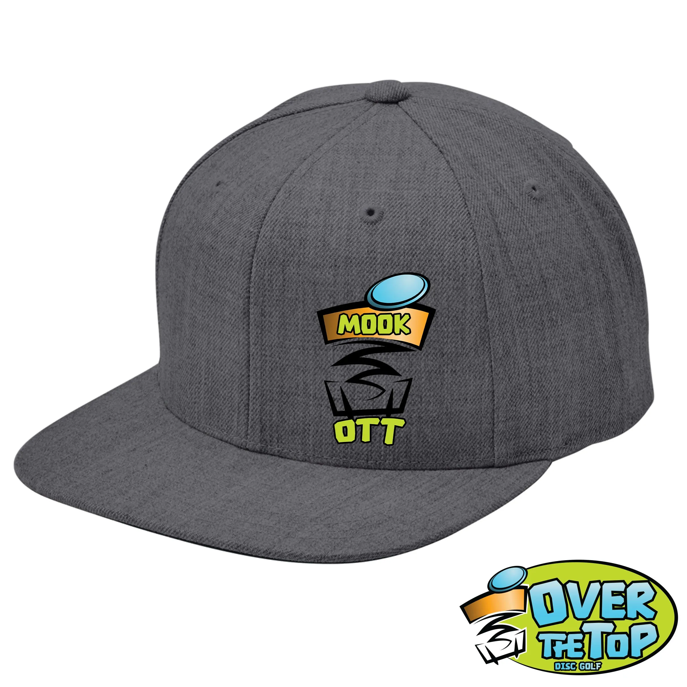 Over The Top Disc Golf Flat Bill Snapback Cap