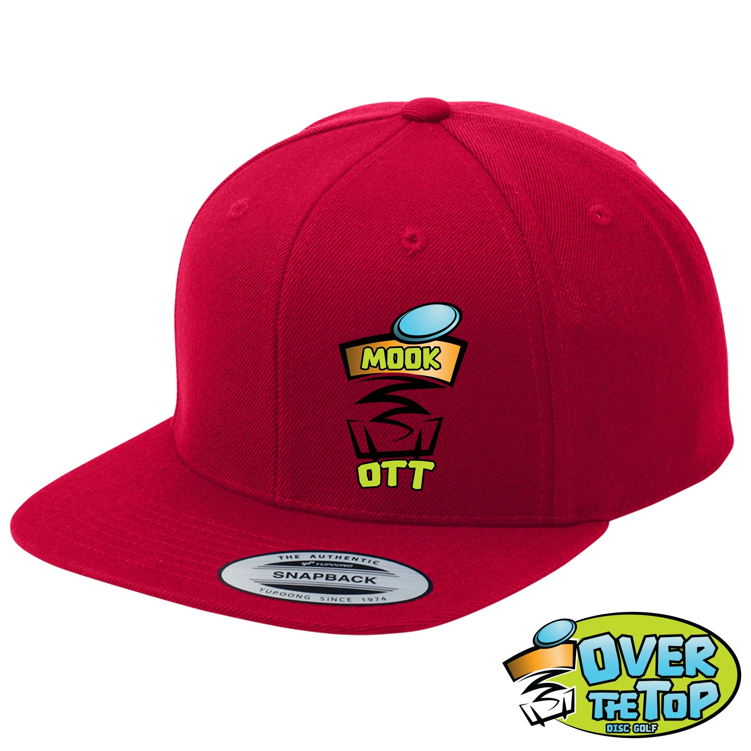 Over The Top Disc Golf Flat Bill Snapback Cap