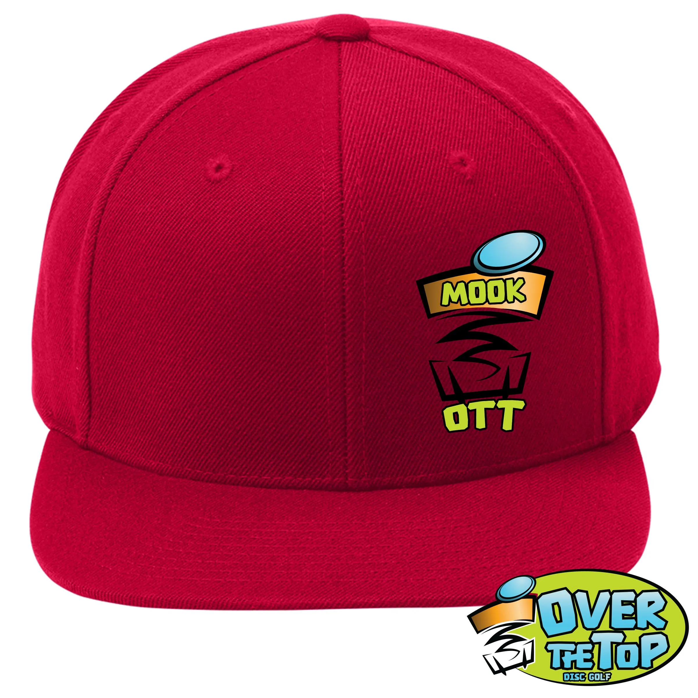 Over The Top Disc Golf Flat Bill Snapback Cap