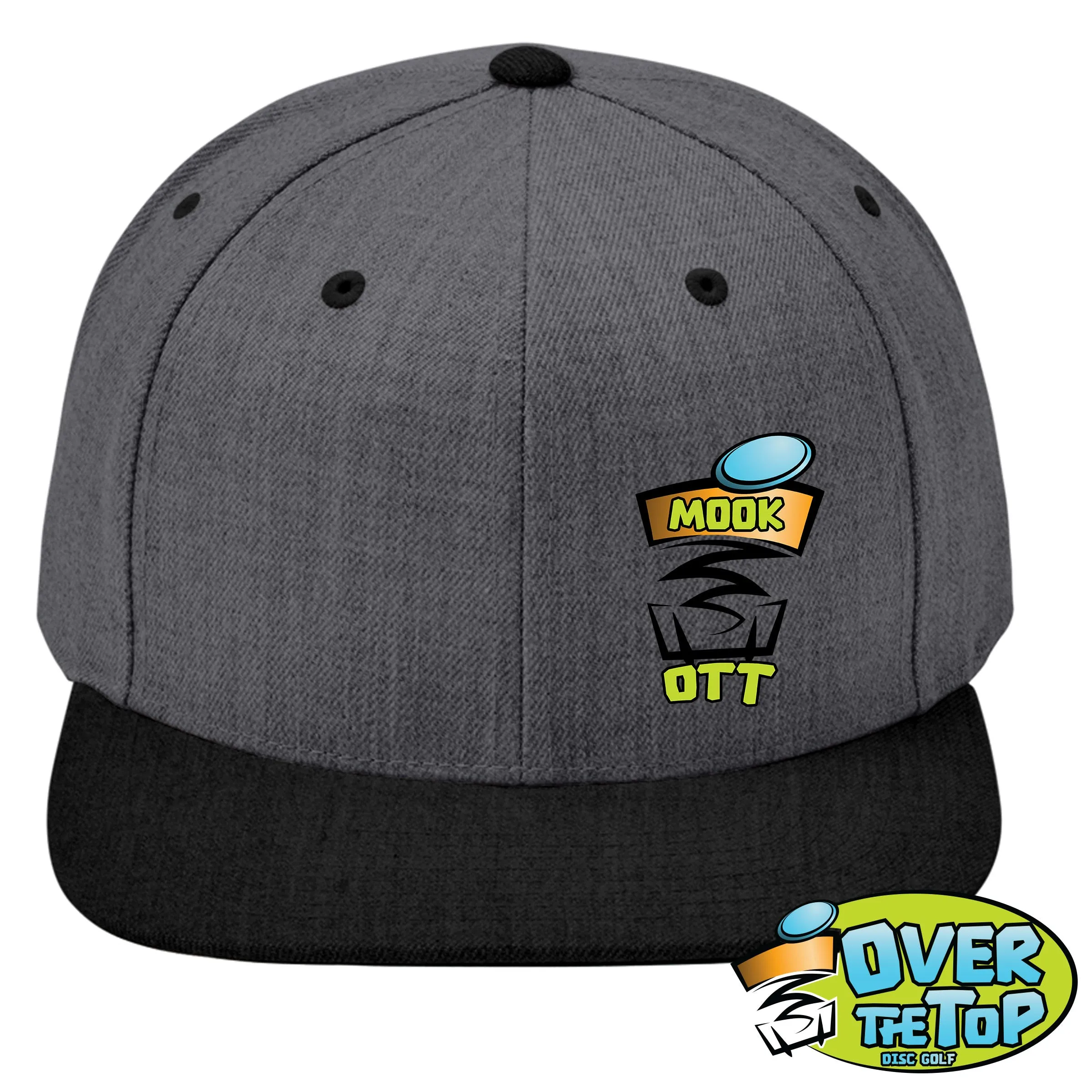 Over The Top Disc Golf Flat Bill Snapback Cap