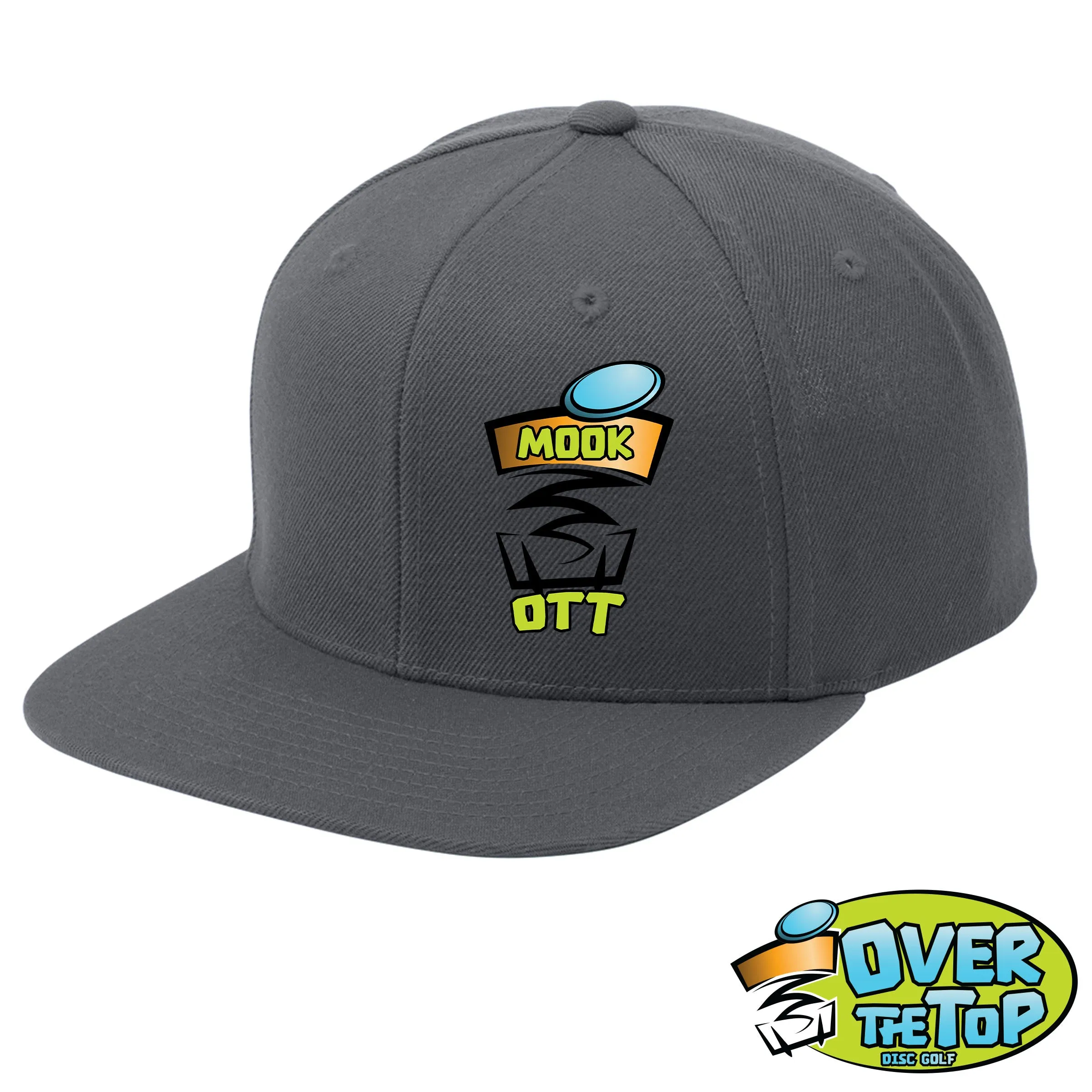 Over The Top Disc Golf Flat Bill Snapback Cap