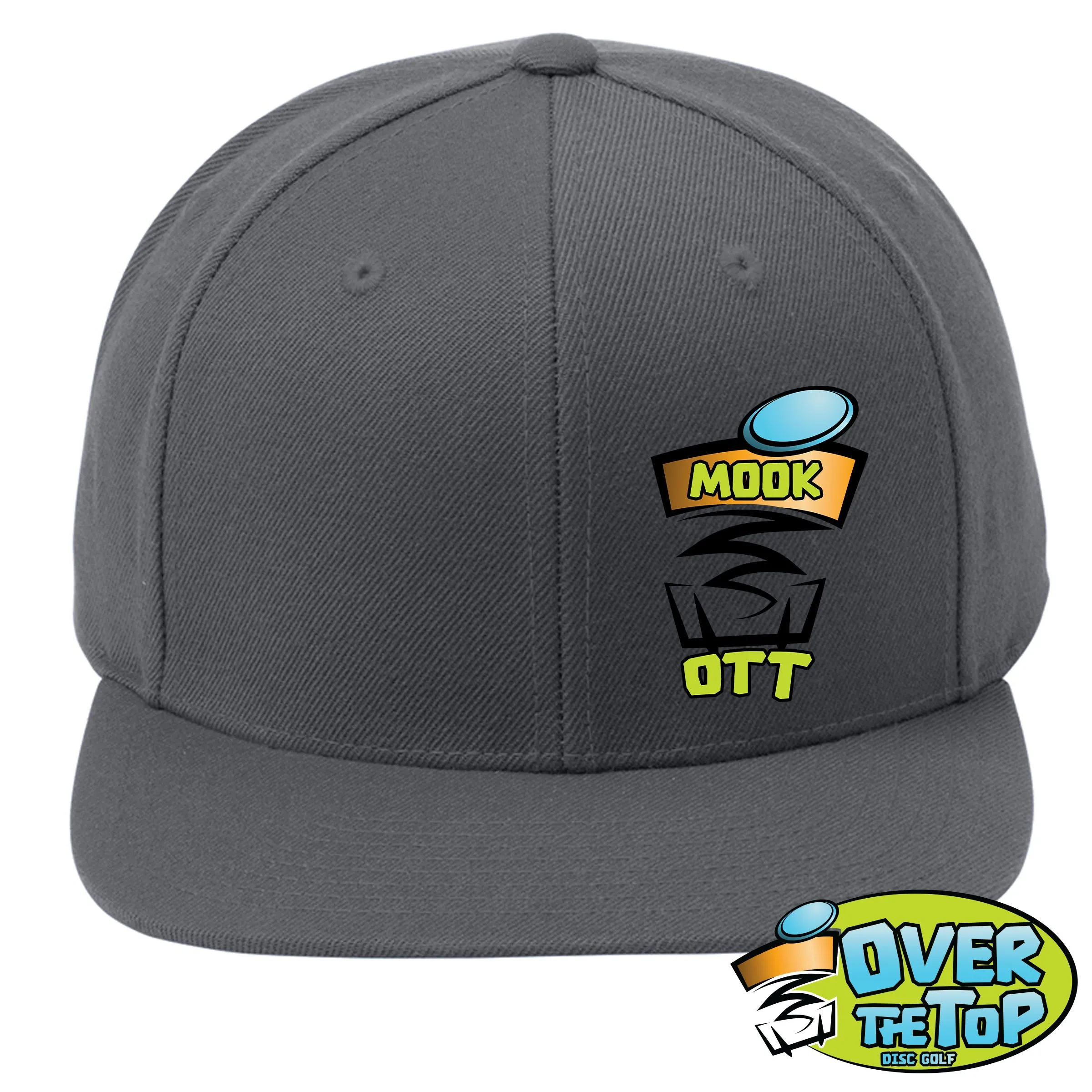 Over The Top Disc Golf Flat Bill Snapback Cap