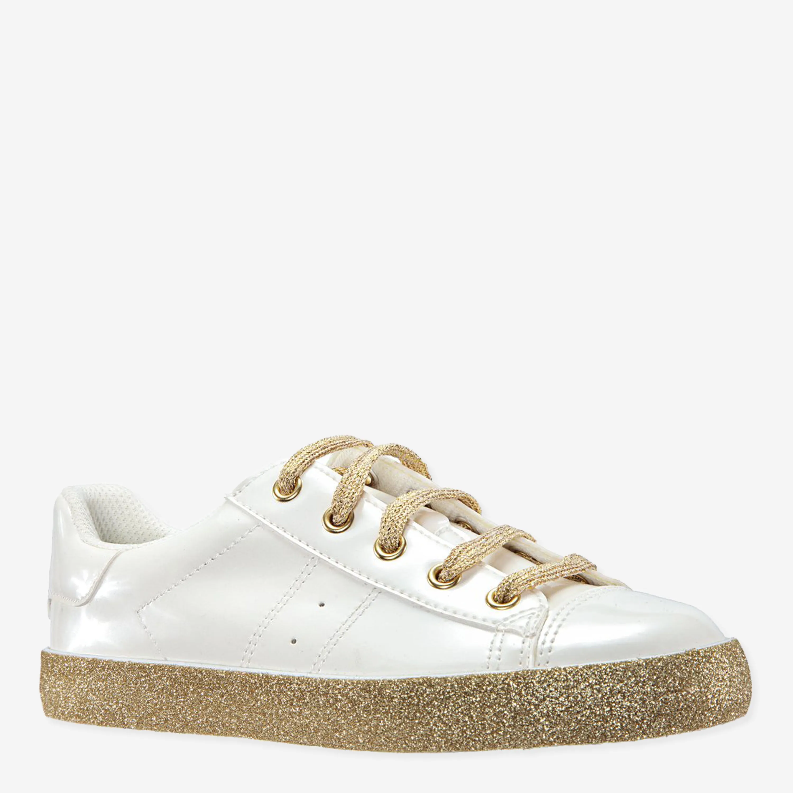 Patent Side Zip Sneaker