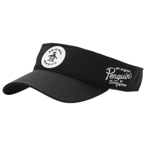 Penguin Rubber Patch Visor - Caviar