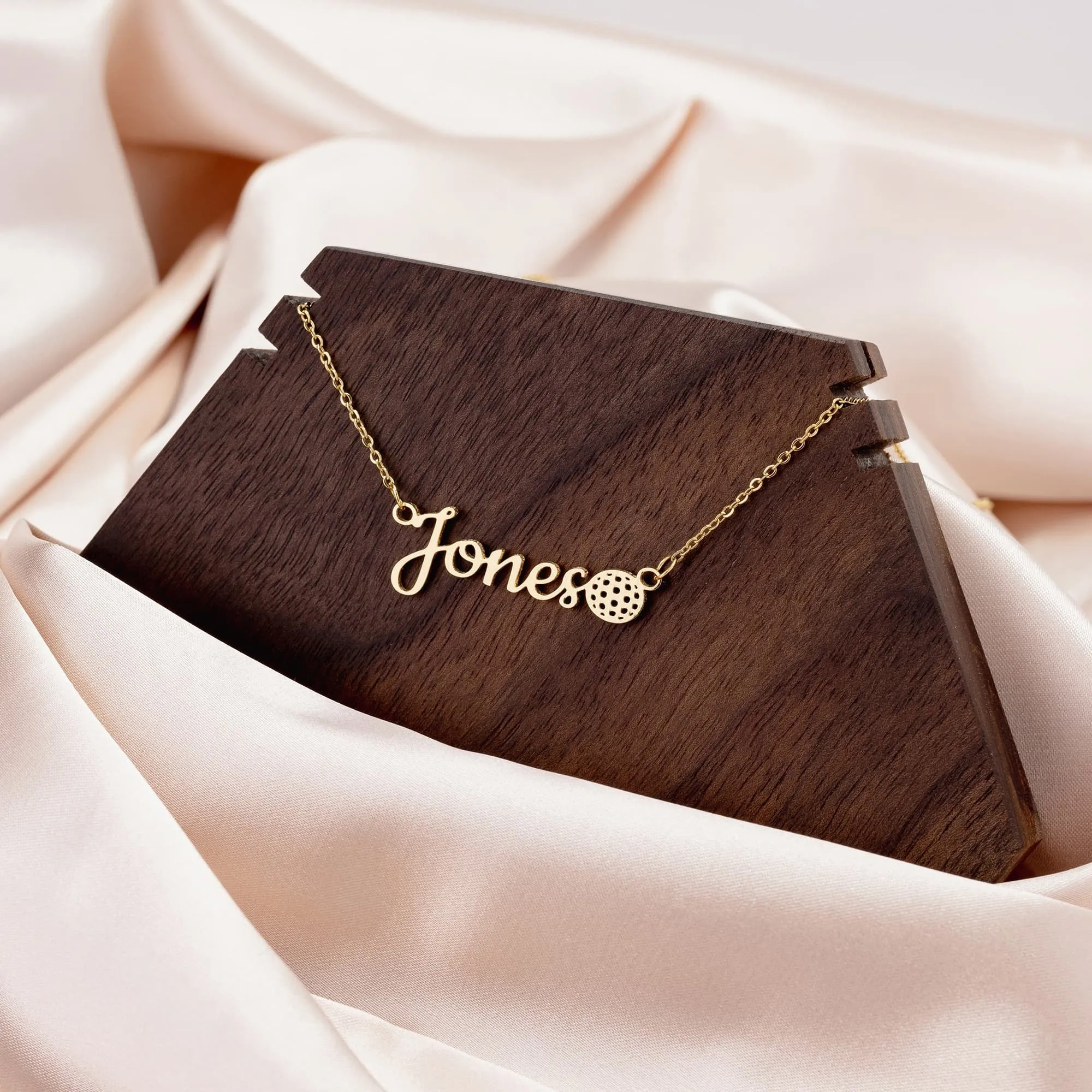 Personalised Name Necklace Sports Designs