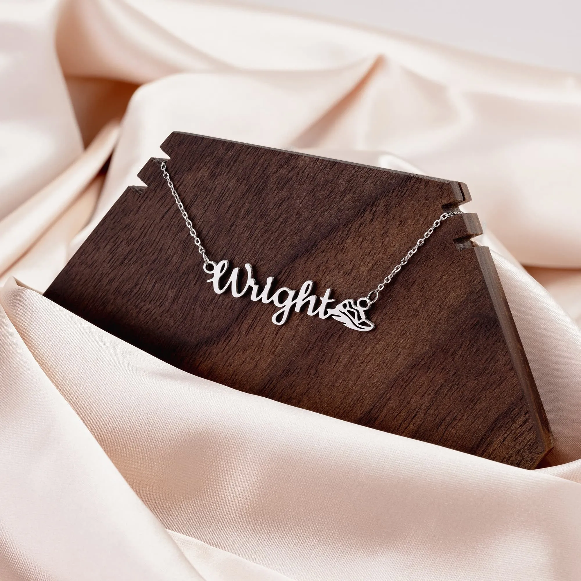 Personalised Name Necklace Sports Designs