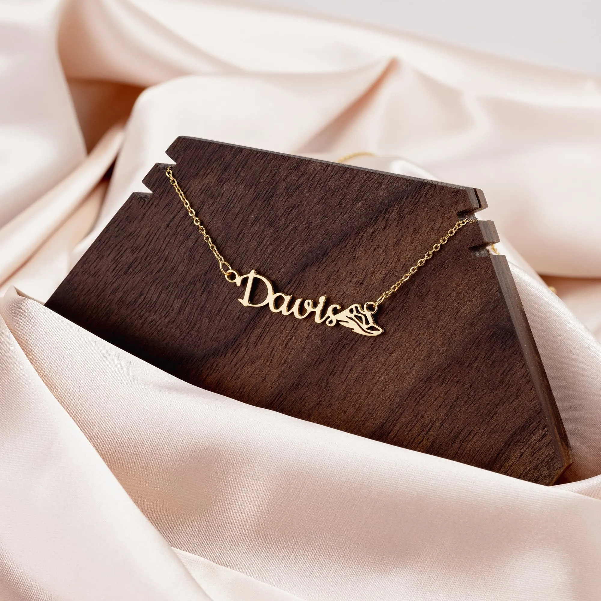 Personalised Name Necklace Sports Designs