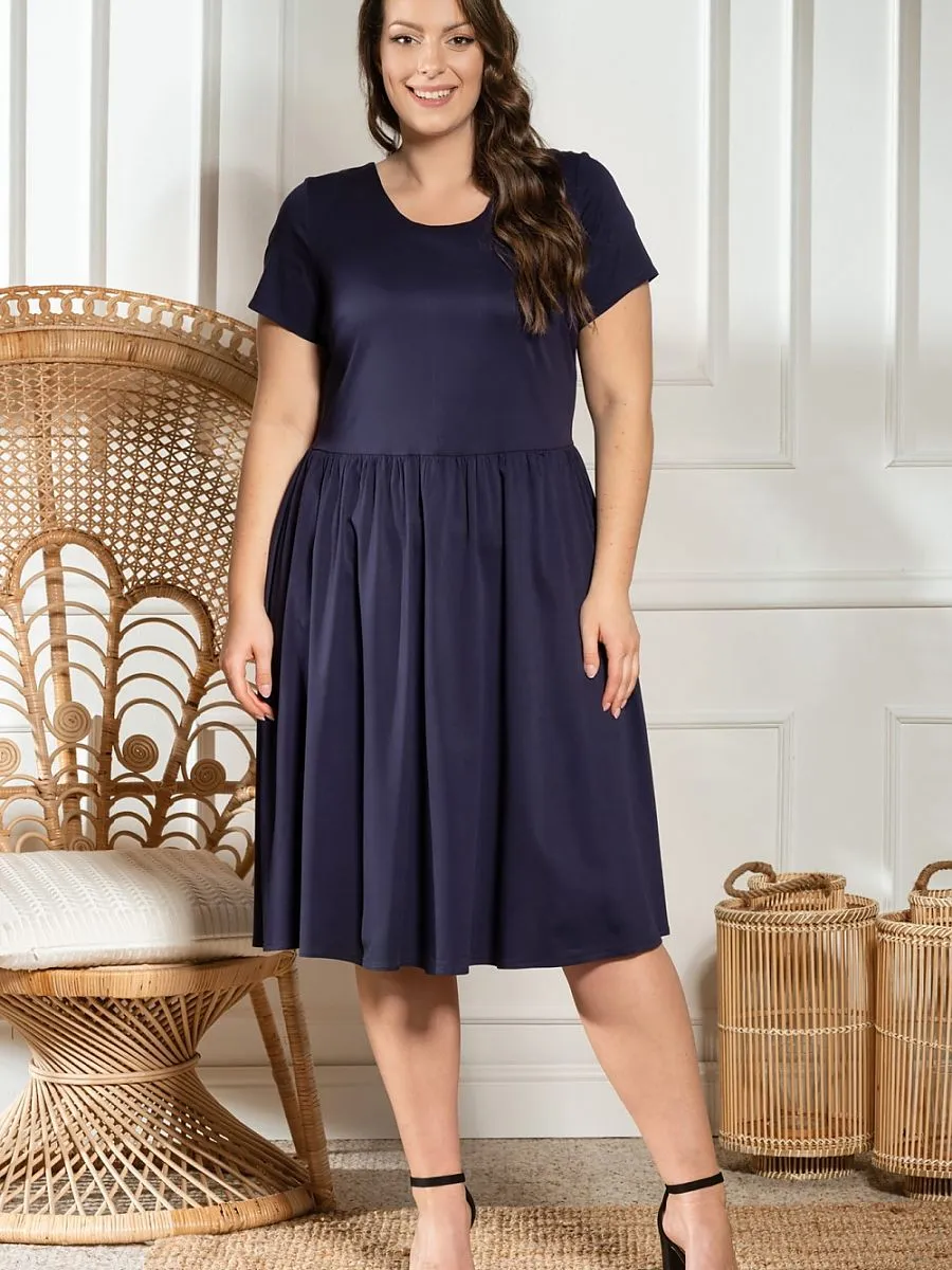 Plus size dress model 183285 Karko