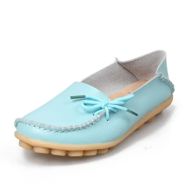 PU Leather Moccasin Style Leisure Loafers