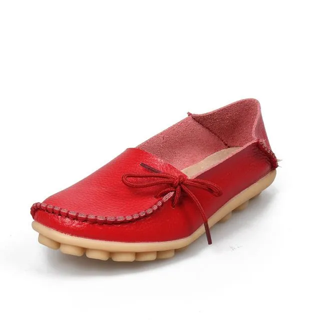 PU Leather Moccasin Style Leisure Loafers