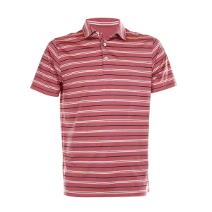 PUMA MATTR Striped Polo (Heartfelt)