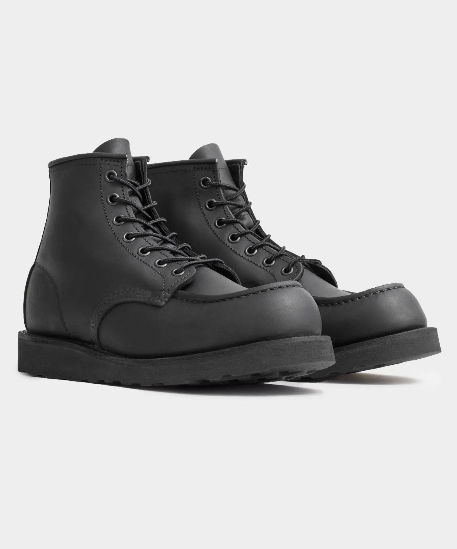 Red Wing 6-in Classic Moc All Black