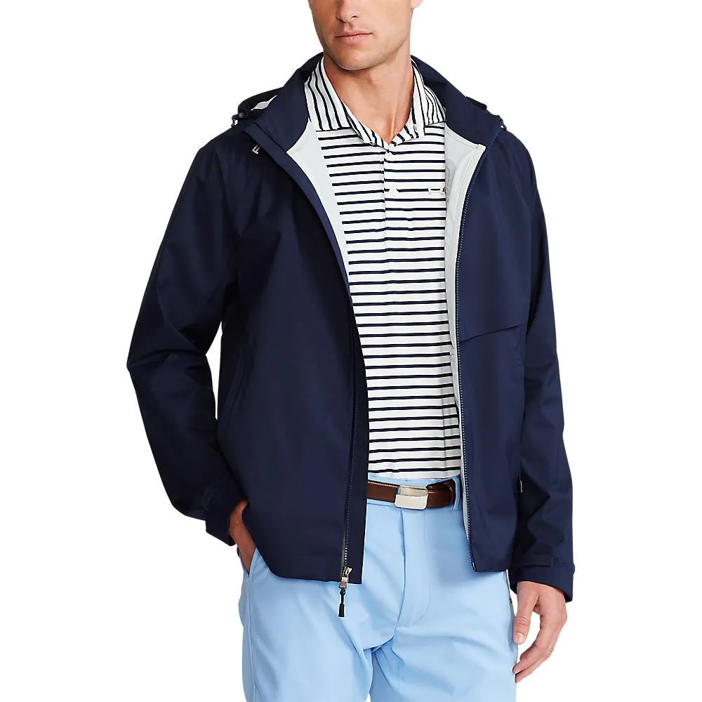 RLX Ralph Lauren Water-Repellent Hooded Jacket - French Navy