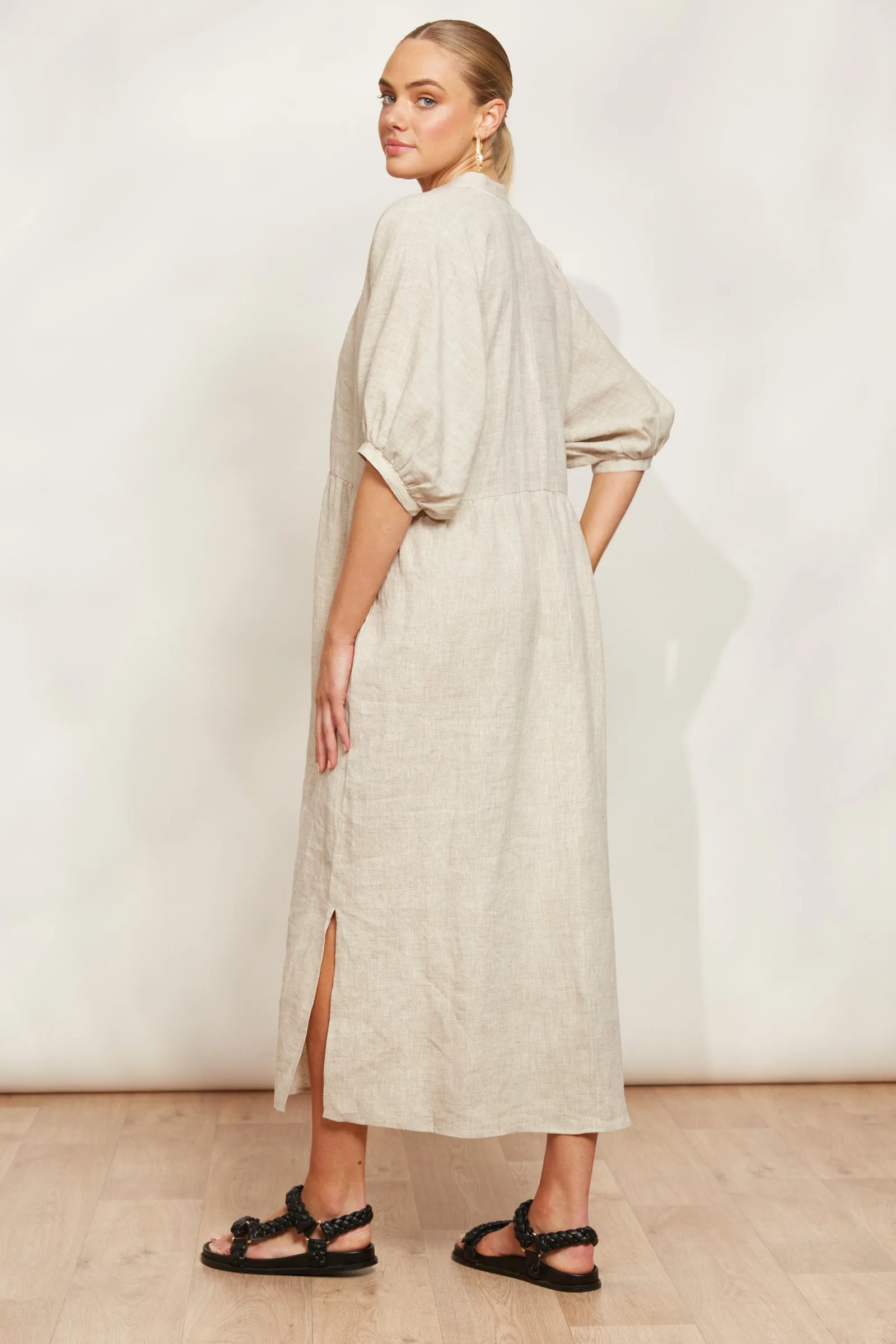 Seraphic Tie Dress - Dune