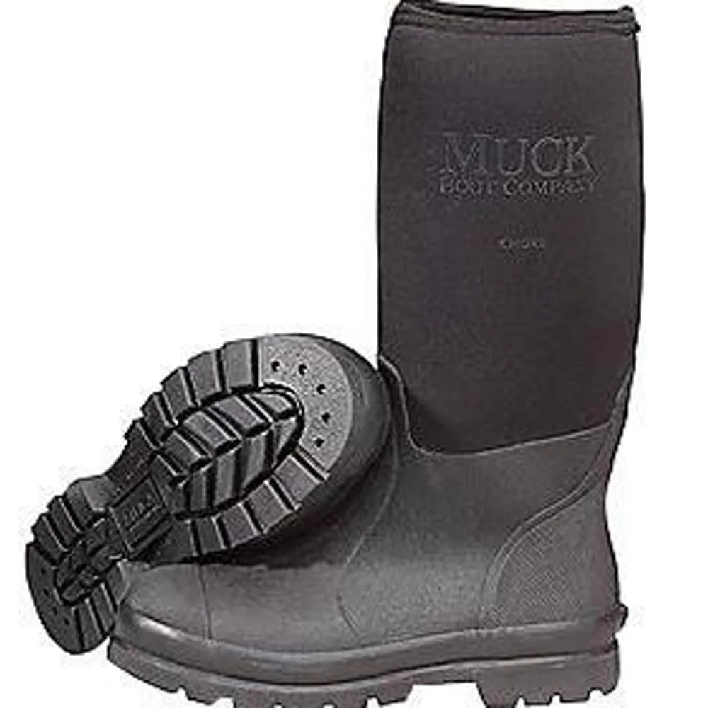 Servus By Honeywell Size 13 Muck Chore Black 16" Insulated Rubber Workboots With Steel Toe